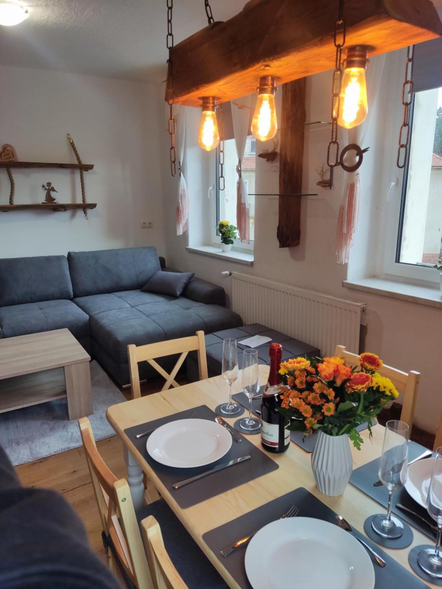 Ferienwohnung 3 Am Hofladen Hellendorf Bad Gottleuba Dış mekan fotoğraf